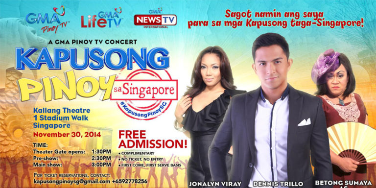 Dennis Trillo leads GMA contingent to Kapusong Pinoy sa Singapore