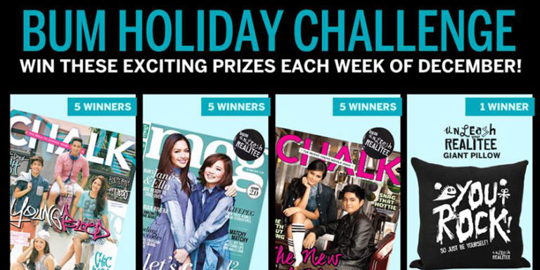 Win BUM Premium Items! Join #BUMHolidayChallenge