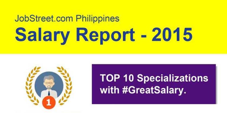 JobStreet.com PH Reveals Annual Salary Report 2015