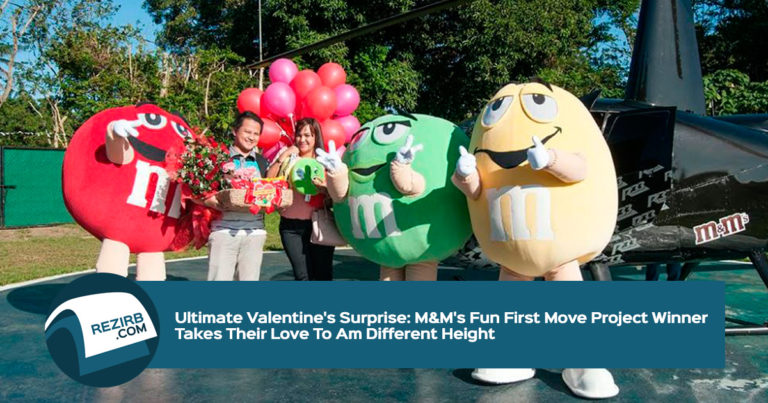 Ultimate Valentine’s Surprise: M&M’s Fun First Move Project Winner Takes Their Love To Am Different Height