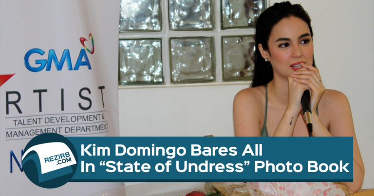 Kim Domingo Bares All  In “State of Undress” Photo Book