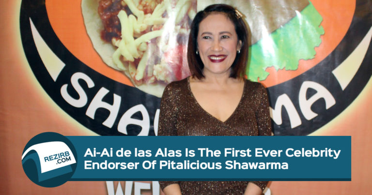 Ai-Ai de las Alas Is The First Ever Celebrity Endorser Of Pitalicious Shawarma