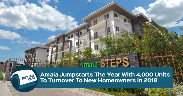 Amaia Jumpstarts The Year With 4,000 Units To Turnover To New Homeowners In 2018