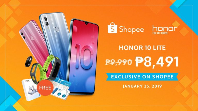 Get first dibs on the Honor 10 Lite exclusively on Shopee