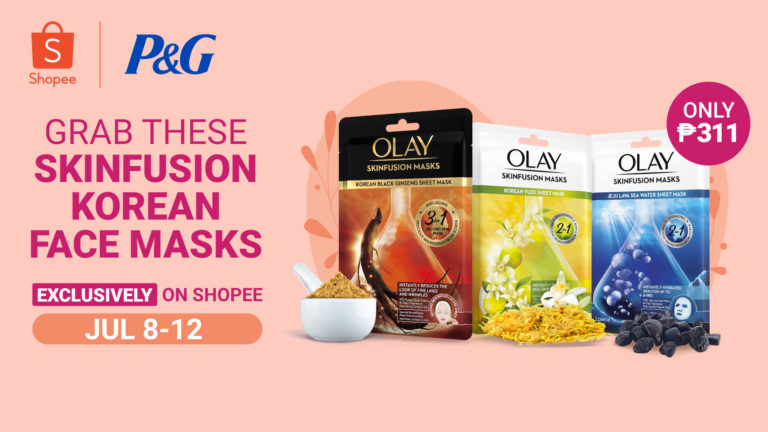 Olay Launches 3-Piece Skinfusion Korean Mask Exclusively on Olay Super Brand Day on Shopee