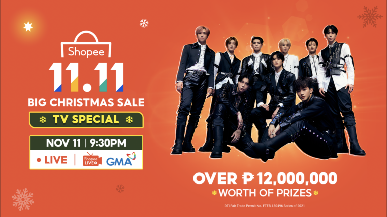 Shopee Launches an Exciting 11.11 Big Christmas Sale TV Special  with Over ₱12,000,000 Worth of Prizes and K-Pop Boy Band NCT127