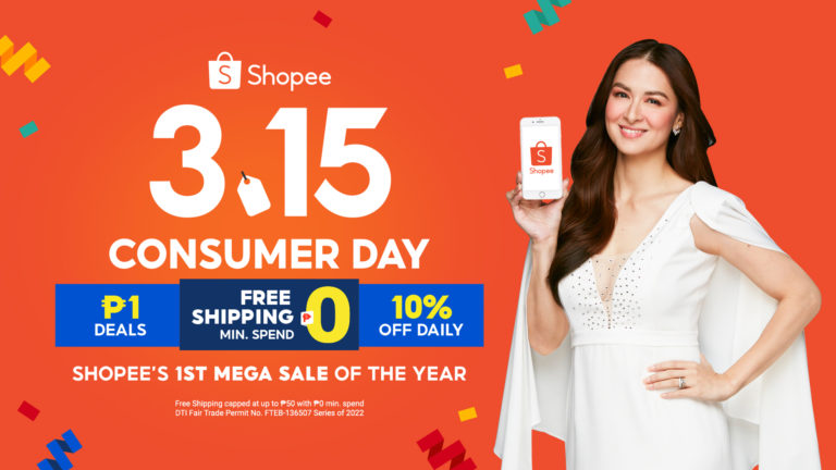 Shopee introduces 3.15 Consumer Day, the first mega sale of the year, with new brand ambassador Marian Rivera