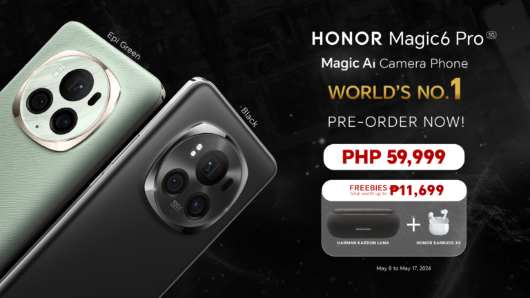 The World’s No. 1 Magic AI Camera Phone HONOR Magic6 Pro is Now Available in PH for Php 59,999 