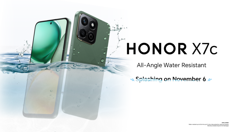 All-Angle Water-Resistant HONOR X7c, Splashing on November 6