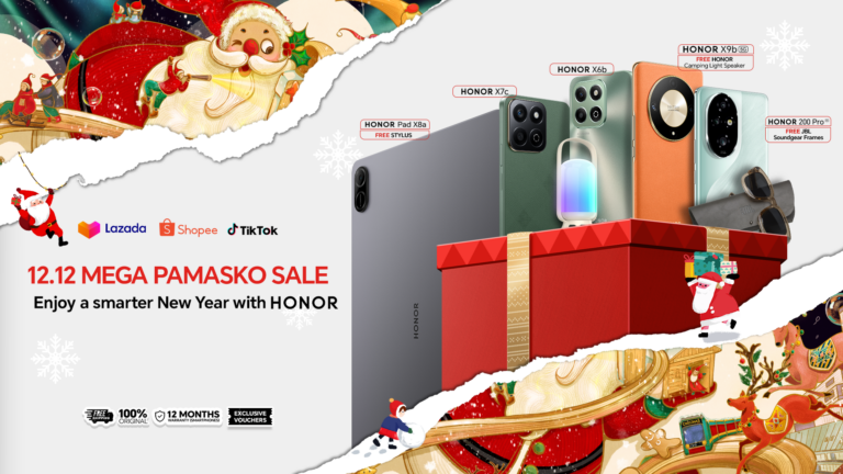 Up to 80% Off HONOR Gadgets, 0% Interest on Installment this 12.12 Mega Pamasko Sale 